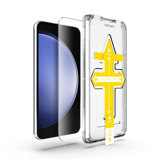 Folie sticla transparenta cu sistem de montare Mobile Origin Screen Guard compatibila cu Samsung Galaxy A15 4G / A15 5G (Ingredi, SGZ-GA15) by www.silkase.ro