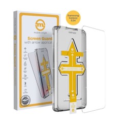 Folie sticla transparenta cu sistem de montare Mobile Origin Screen Guard compatibila cu Samsung Galaxy S24