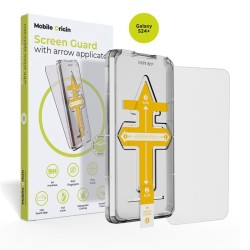 Folie sticla transparenta cu sistem de montare Mobile Origin Screen Guard compatibila cu Samsung Galaxy S24 Plus