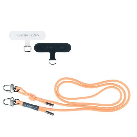 Snur pentru carcase Mobile Origin Lanyard Rope, 6 mm, Ajustabil 82-163cm, Peach Fuzz (Mobile Origin, Accesorii telefoane) by www.silkase.ro Snur pentru carcase Mobile Origin Lanyard Rope, 6 mm, Ajustabil 82-163cm, Peach Fuzz (Șnururi și Curele Telefon, LYR-UNI-PCFZ) by www.silkase.ro