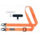 Snur pentru carcase Mobile Origin Lanyard Tape, 25 mm, Ajustabil 84-165cm, Portocaliu (Șnururi și Curele Telefon, LYT-UNI-ORG) by www.silkase.ro