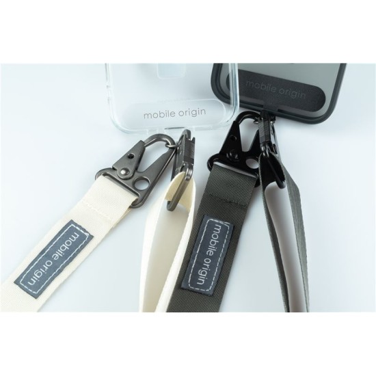 Snur pentru carcase Mobile Origin Lanyard Tape, 25 mm, Ajustabil 84-165cm, Portocaliu (Șnururi și Curele Telefon, LYT-UNI-ORG) by www.silkase.ro