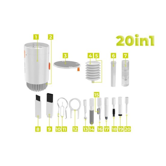 Kit de curatare multifunctional pentru electronice Mobile Origin 20 in 1 (Mobile Origin, Ingredi) by www.silkase.ro Kit de curatare multifunctional pentru electronice Mobile Origin 20 in 1 (Diverse accesorii, SGA-CLNK-MFC1) by www.silkase.ro