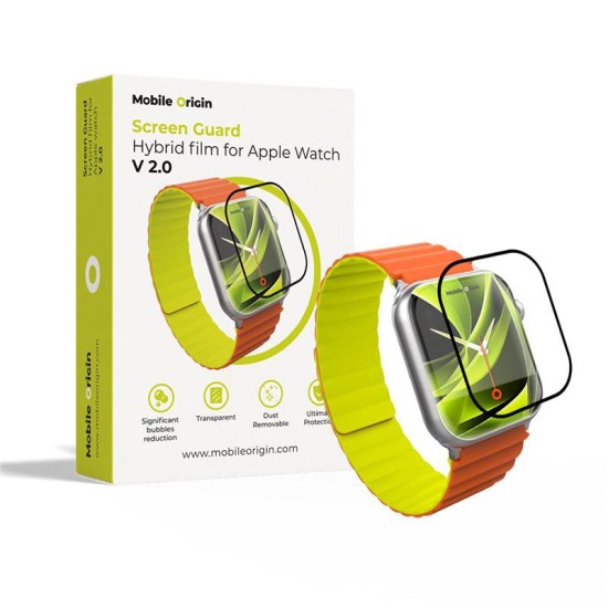 Folie hibrida cu sistem de montare Mobile Origin Screen Guard compatibila cu Apple Watch 4/5/6/SE 44mm Black (Mobile Origin, Ingredi) by www.silkase.ro Folie hibrida cu sistem de montare Mobile Origin Screen Guard compatibila cu Apple Watch 4/5/6/SE 44mm Black (Ingredi, SGA-AW44) by www.silkase.ro