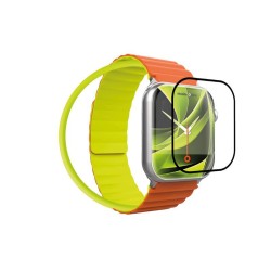 Folie hibrida cu sistem de montare Mobile Origin Screen Guard compatibila cu Apple Watch 4/5/6/SE 44mm Black Folie hibrida cu sistem de montare Mobile Origin Screen Guard compatibila cu Apple Watch 4/5/6/SE 44mm Black