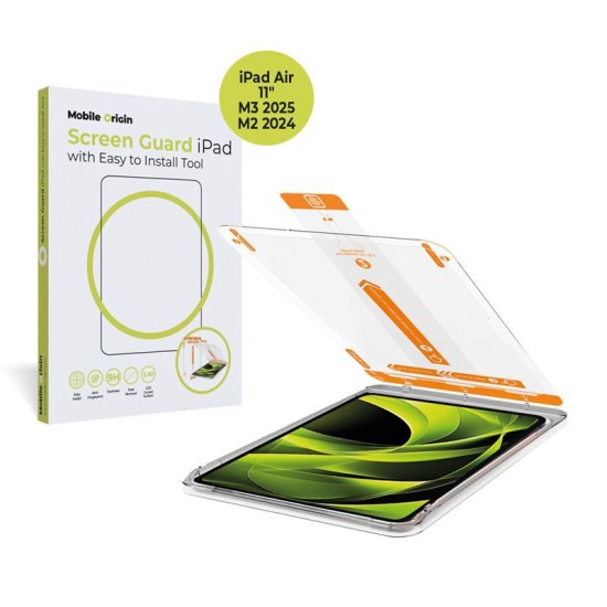 Folie sticla cu sistem de montare Mobile Origin Screen Guard compatibila cu iPad Air 6 2024 Clear (Mobile Origin, Ingredi) by www.silkase.ro Folie sticla cu sistem de montare Mobile Origin Screen Guard compatibila cu iPad Air 6 2024 Clear (Ingredi, SGA-iPDA11-2024) by www.silkase.ro