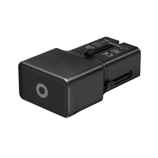 Incarcator retea tip adaptor Mobile Origin Travel, EU/US/UK/AU, 25W, USB/USB-C, Negru (Incarcatoare, TAD25-2P-BLK) by www.silkase.ro