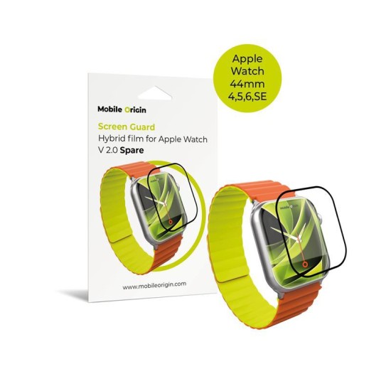 Folie hibrida de rezerva pentru kit Mobile Origin Screen Guard compatibila cu Apple Watch 4/5/6/SE 44mm Black (Mobile Origin, Ingredi) by www.silkase.ro Folie hibrida de rezerva pentru kit Mobile Origin Screen Guard compatibila cu Apple Watch 4/5/6/SE 44mm Black (Ingredi, SGA-SP-AW44) by www.silkase.ro