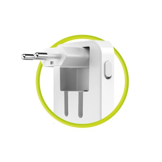 Incarcator retea Mobile Origin GaN 3, USB, 2x USB-C, 65W, Design slim, Alb (Incarcatoare, GAN-65W-SLM-WHT) by www.silkase.ro