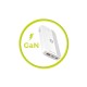 Incarcator retea Mobile Origin GaN 3, USB, 2x USB-C, 65W, Design slim, Alb (Incarcatoare, GAN-65W-SLM-WHT) by www.silkase.ro