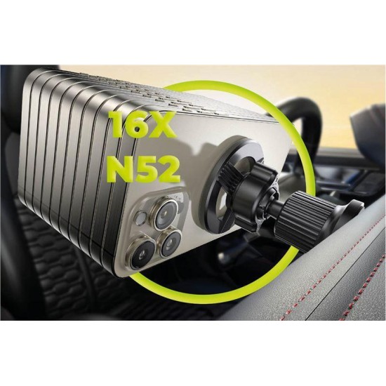 Suport auto Mobile Origin, Air Vent Mount, Compatibil MagSafe, Rotire 360 grade, Negru (Mobile Origin, Suport auto) by www.silkase.ro Suport auto Mobile Origin, Air Vent Mount, Compatibil MagSafe, Rotire 360 grade, Negru (Suport auto, FRL-MGCH-01-BLK) by www.silkase.ro