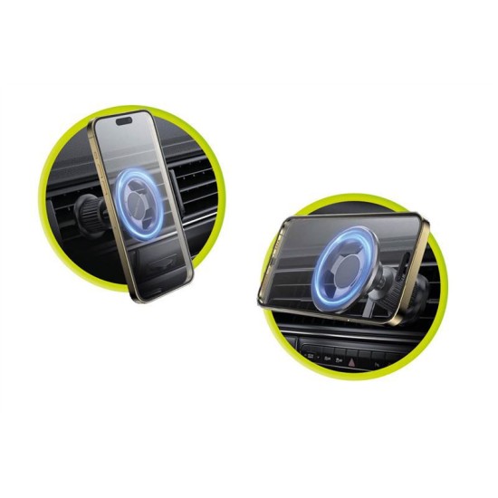 Suport auto Mobile Origin, Air Vent Mount, Compatibil MagSafe, Rotire 360 grade, Negru (Mobile Origin, Suport auto) by www.silkase.ro Suport auto Mobile Origin, Air Vent Mount, Compatibil MagSafe, Rotire 360 grade, Negru (Suport auto, FRL-MGCH-01-BLK) by www.silkase.ro