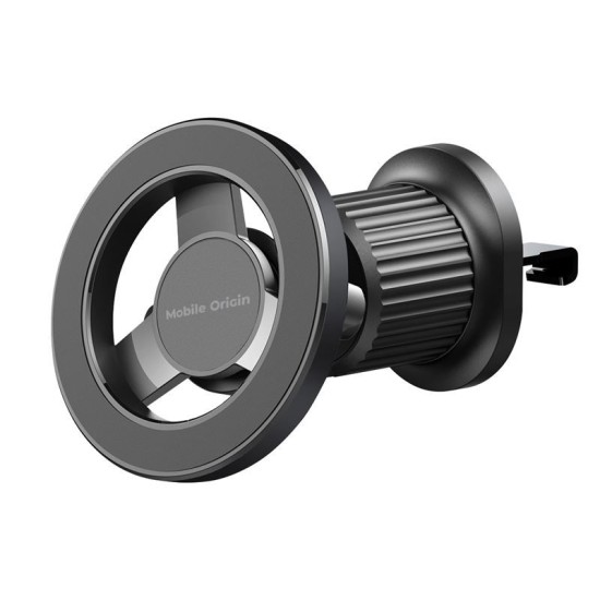 Suport auto Mobile Origin, Air Vent Mount, Compatibil MagSafe, Rotire 360 grade, Negru (Mobile Origin, Suport auto) by www.silkase.ro Suport auto Mobile Origin, Air Vent Mount, Compatibil MagSafe, Rotire 360 grade, Negru (Suport auto, FRL-MGCH-01-BLK) by www.silkase.ro
