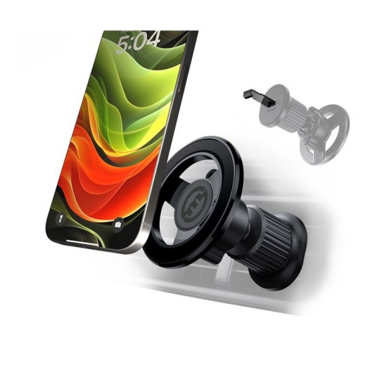 Suport auto Mobile Origin, Air Vent Mount, Compatibil MagSafe, Rotire 360 grade, Negru (Mobile Origin, Suport auto) by www.silkase.ro Suport auto Mobile Origin, Air Vent Mount, Compatibil MagSafe, Rotire 360 grade, Negru (Suport auto, FRL-MGCH-01-BLK) by www.silkase.ro