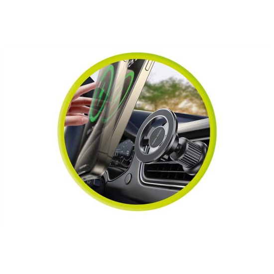 Suport auto Mobile Origin, Air Vent Mount, Compatibil MagSafe, Rotire 360 grade, Negru (Mobile Origin, Suport auto) by www.silkase.ro Suport auto Mobile Origin, Air Vent Mount, Compatibil MagSafe, Rotire 360 grade, Negru (Suport auto, FRL-MGCH-01-BLK) by www.silkase.ro