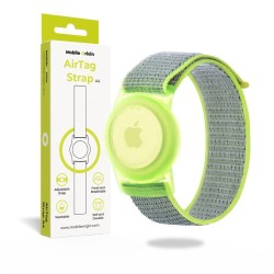 Husa si curea Mobile Origin Strap compatibila cu Apple AirTag Green