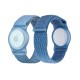 Husa si curea Mobile Origin Strap compatibila cu Apple AirTag Blue (Ingredi, FRL-ATSTR-BLU) by www.silkase.ro