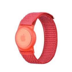 Husa si curea Mobile Origin Strap compatibila cu Apple AirTag Red Husa si curea Mobile Origin Strap compatibila cu Apple AirTag Red