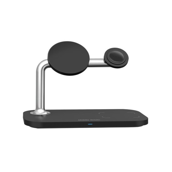Statie de incarcare 3 in 1 Mobile Origin Magnetic, Compatibila MagSafe, Wireless Charge, 15W, Cablu USB-C inclus, Negru (Mobile Origin, Incarcatoare) by www.silkase.ro Statie de incarcare 3 in 1 Mobile Origin Magnetic, Compatibila MagSafe, Wireless Charge, 15W, Cablu USB-C inclus, Negru (Incarcatoare, FRL-WCH-31-BLK) by www.silkase.ro