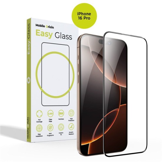Folie sticla Mobile Origin EasyGlass compatibila cu iPhone 16 Pro Black (Mobile Origin, Ingredi) by www.silkase.ro Folie sticla Mobile Origin EasyGlass compatibila cu iPhone 16 Pro Black (Ingredi, FRL-EG-i16Pro) by www.silkase.ro