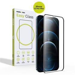 Folie sticla Mobile Origin EasyGlass compatibila cu iPhone 12 Pro Max Black