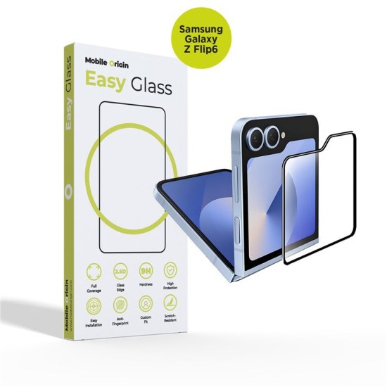 Folie Sticla pentru Samsung Galaxy Z Flip6/7 FE, Mobile Origin, margine Neagra (Mobile Origin, Z Flip 7 FE) by www.silkase.ro Folie Sticla pentru Samsung Galaxy Z Flip6/7 FE, Mobile Origin, margine Neagra (Z Flip 7 FE, FRL-EG-ZFl6) by www.silkase.ro