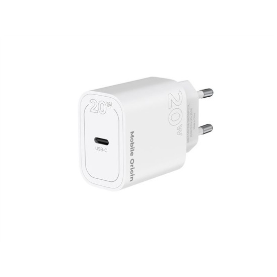 Incarcator retea Mobile Origin MO11, USB-C, PD 20W, Alb (Mobile Origin, Incarcatoare) by www.silkase.ro Incarcator retea Mobile Origin MO11, USB-C, PD 20W, Alb (Incarcatoare, FRL-PD20W-MO11) by www.silkase.ro