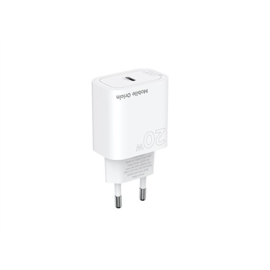 Incarcator retea Mobile Origin MO11, USB-C, PD 20W, Alb (Mobile Origin, Incarcatoare) by www.silkase.ro Incarcator retea Mobile Origin MO11, USB-C, PD 20W, Alb (Incarcatoare, FRL-PD20W-MO11) by www.silkase.ro
