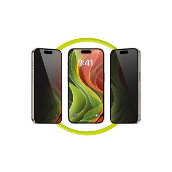 Set 2 folii sticla cu sistem de montare Mobile Origin Privacy Screen Guard compatibil cu iPhone 16 Black (Mobile Origin, Ingredi) by www.silkase.ro Set 2 folii sticla cu sistem de montare Mobile Origin Privacy Screen Guard compatibil cu iPhone 16 Black (Ingredi, SGA-FP-i16-2pk) by www.silkase.ro