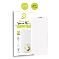 Folie sticla de rezerva Case Friendly pentru kit Mobile Origin Screen Guard Spare compatibila cu iPhone 16 Pro Max Clear
