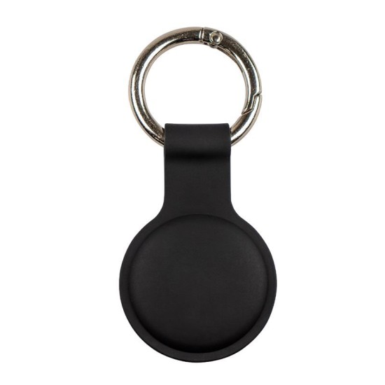 Husa de protectie tip breloc Mobile Origin Key Chain compatibila cu Apple AirTag Negru (Ingredi, FRL-ATKC-BLK) by www.silkase.ro