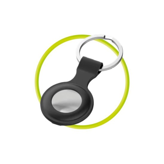 Husa de protectie tip breloc Mobile Origin Key Chain compatibila cu Apple AirTag Negru (Ingredi, FRL-ATKC-BLK) by www.silkase.ro