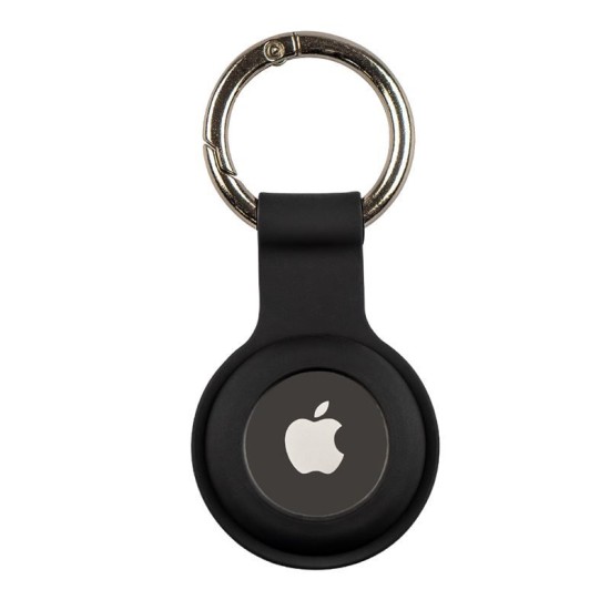 Husa de protectie tip breloc Mobile Origin Key Chain compatibila cu Apple AirTag Negru (Ingredi, FRL-ATKC-BLK) by www.silkase.ro