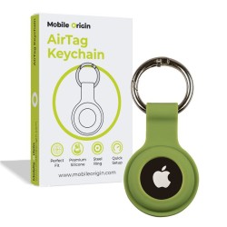Husa de protectie tip breloc Mobile Origin Key Chain compatibila cu Apple AirTag Verde