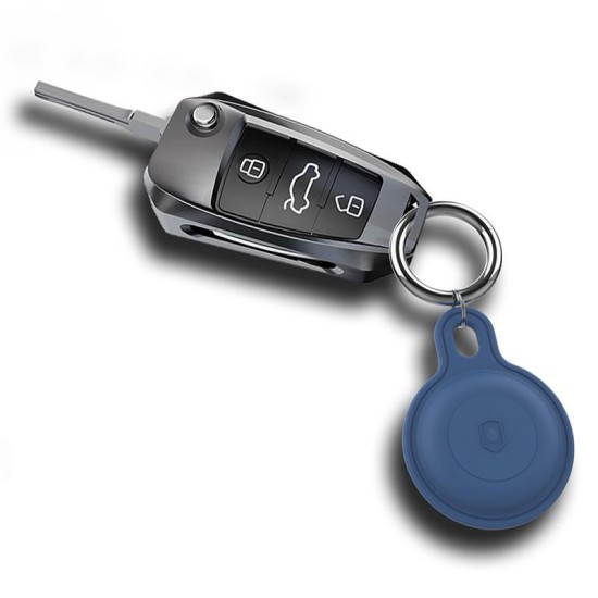Husa de protectie tip breloc Mobile Origin Outdoor Key Chain compatibila cu Apple AirTag Purple (Ingredi, FRL-ATOD-PUR) by www.silkase.ro