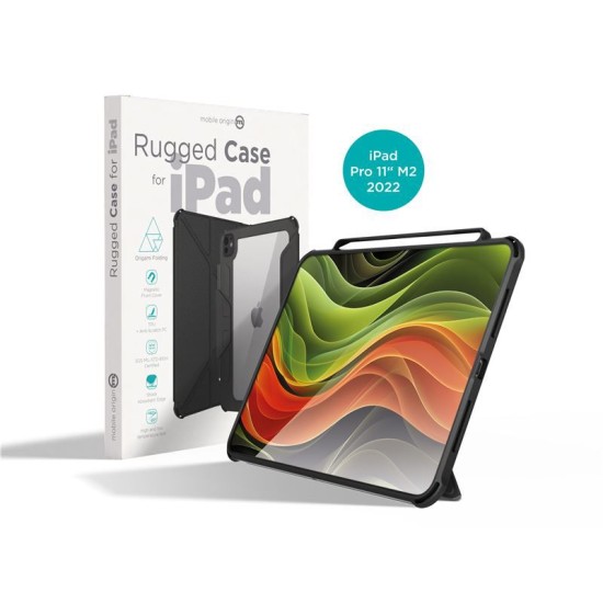 Husa Mobile Origin Rugged compatibila cu iPad Pro 11 inch 2022 Black (Mobile Origin, Ingredi) by www.silkase.ro Husa Mobile Origin Rugged compatibila cu iPad Pro 11 inch 2022 Black (Ingredi, RCIPP-11-2022-BLK) by www.silkase.ro