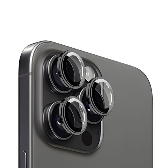 Set 3 protectii sticla camera foto Mobile Origin Easy Lens Guards compatibil cu iPhone 15 Pro / 15 Pro Max Black (Mobile Origin, Ingredi) by www.silkase.ro Set 3 protectii sticla camera foto Mobile Origin Easy Lens Guards compatibil cu iPhone 15 Pro / 15 Pro Max Black (Ingredi, FRL-LSG-i15Pro-BLK) by www.silkase.ro