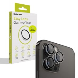 Set 3 protectii sticla camera foto Mobile Origin Easy Lens Guards compatibil cu iPhone 14 Pro / 14 Pro Max Clear