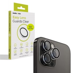Set 3 protectii sticla camera foto Mobile Origin Easy Lens Guards compatibil cu iPhone 13 Pro / 13 Pro Max Clear