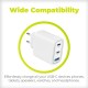 Incarcator retea Mobile Origin MO13, GaN, USB, 2x USB-C, 40W, Alb (Mobile Origin, Incarcatoare) by www.silkase.ro Incarcator retea Mobile Origin MO13, GaN, USB, 2x USB-C, 40W, Alb (Incarcatoare, FRL-GAN40W-MO13) by www.silkase.ro