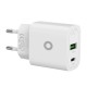 Incarcator retea Mobile Origin MO12, USB/USB-C, PD 20W, Alb (Mobile Origin, Incarcatoare) by www.silkase.ro Incarcator retea Mobile Origin MO12, USB/USB-C, PD 20W, Alb (Incarcatoare, FRL-PD20W-MO12) by www.silkase.ro