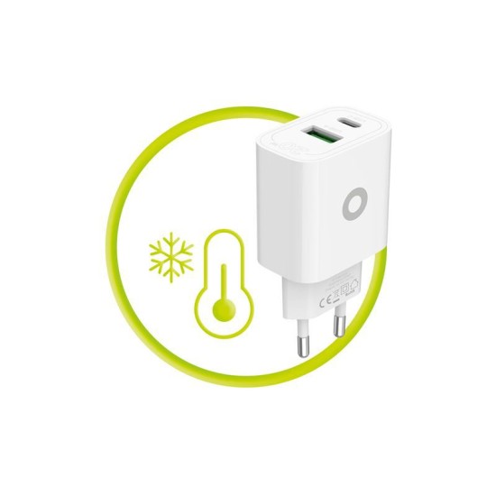 Incarcator retea Mobile Origin MO12, USB/USB-C, PD 20W, Alb (Mobile Origin, Incarcatoare) by www.silkase.ro Incarcator retea Mobile Origin MO12, USB/USB-C, PD 20W, Alb (Incarcatoare, FRL-PD20W-MO12) by www.silkase.ro