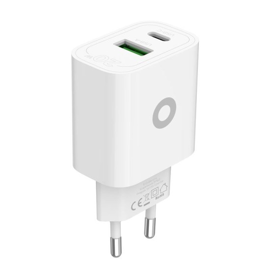 Incarcator retea Mobile Origin MO12, USB/USB-C, PD 20W, Alb (Mobile Origin, Incarcatoare) by www.silkase.ro Incarcator retea Mobile Origin MO12, USB/USB-C, PD 20W, Alb (Incarcatoare, FRL-PD20W-MO12) by www.silkase.ro