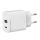 Incarcator retea Mobile Origin MO12, USB/USB-C, PD 20W, Alb (Mobile Origin, Incarcatoare) by www.silkase.ro Incarcator retea Mobile Origin MO12, USB/USB-C, PD 20W, Alb (Incarcatoare, FRL-PD20W-MO12) by www.silkase.ro