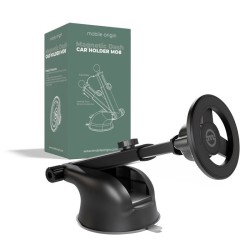 Suport auto Mobile Origin MO8, Dashboard Mount, Compatibil MagSafe, Rotire 360 grade, Negru