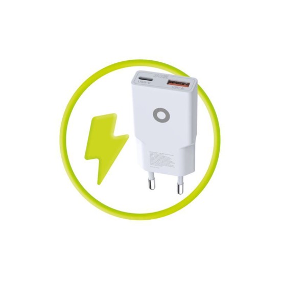 Incarcator retea GaN Mobile Origin Slim MO16, USB/USB-C, 30W, Alb (Mobile Origin, Incarcatoare) by www.silkase.ro Incarcator retea GaN Mobile Origin Slim MO16, USB/USB-C, 30W, Alb (Incarcatoare, MO-GAN30W-MO16) by www.silkase.ro