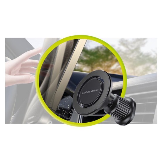 Suport Auto Magnetic Mobile Origin MO9 pentru Grilaj de Ventilatie, cu Placuta Metalica (Mobile Origin, Suport auto) by www.silkase.ro Suport Auto Magnetic Mobile Origin MO9 pentru Grilaj de Ventilatie, cu Placuta Metalica (Suport auto, FRL-MVCH-MO9) by www.silkase.ro