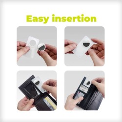 Suport tip card Mobile Origin Wallet compatibil cu Apple AirTag Black Suport tip card Mobile Origin Wallet compatibil cu Apple AirTag Black