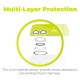Set 2 protectii sticla camera foto Mobile Origin Sapphire Lens Guards compatibil cu iPhone 16 / 16 Plus Clear (Ingredi, SALG-i16-CLR) by www.silkase.ro