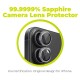 Set 2 protectii sticla camera foto Mobile Origin Sapphire Lens Guards compatibil cu iPhone 16 / 16 Plus Clear (Ingredi, SALG-i16-CLR) by www.silkase.ro